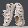 Fashion Leisure Walk Mens Casual Summer Shoes Outdoor Breathable Beach Shoes Fashion Sport Sandals All-match Hollow Out Flats Sneakers