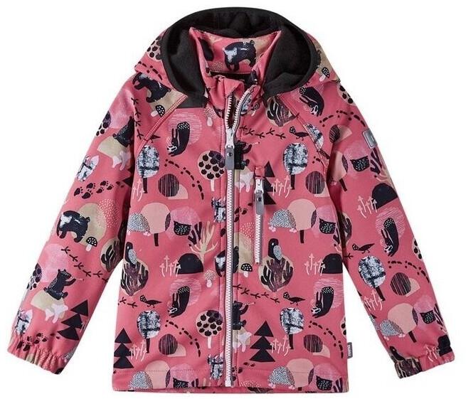 Детская куртка Reima Vantti из софтшелла зеленого цвета