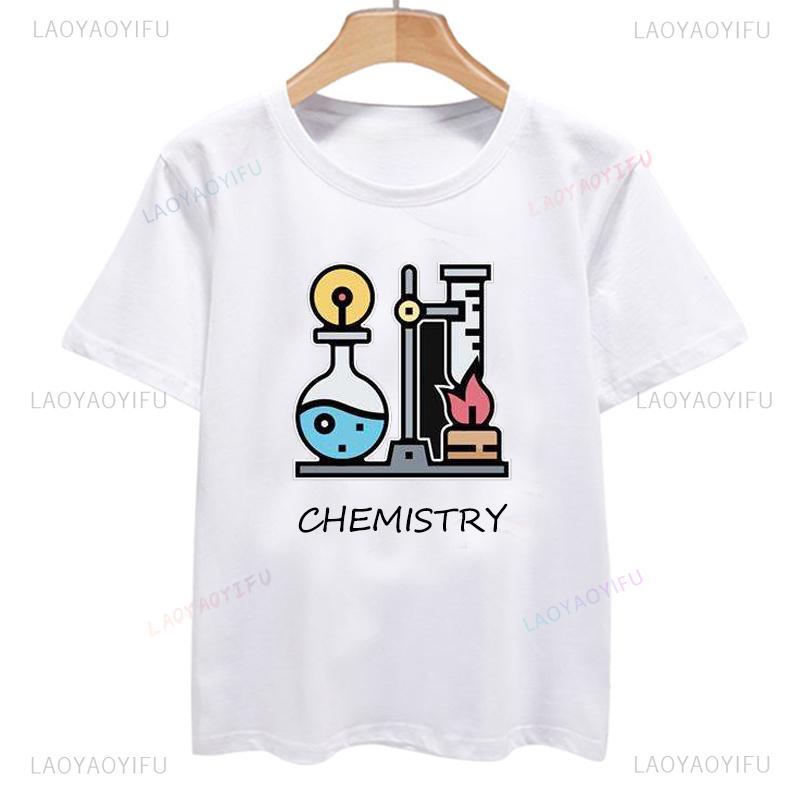 Funny Science Christmas Tree Boy Girl Unique T Shirt for Men Cotton Chemistries Printed Tops Humor Style Graphic Casual Man Tees