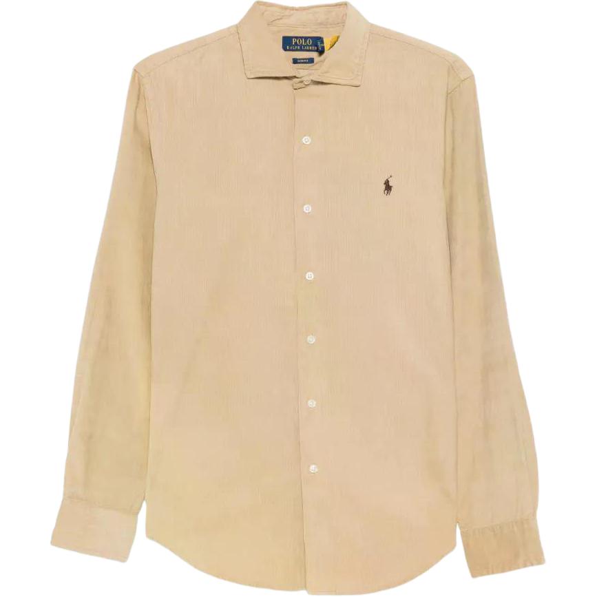 

Polo Ralph Lauren Однотонная рубашка-поло с длинным рукавом Приталенная Мужские рубашки 710P00516-002 M