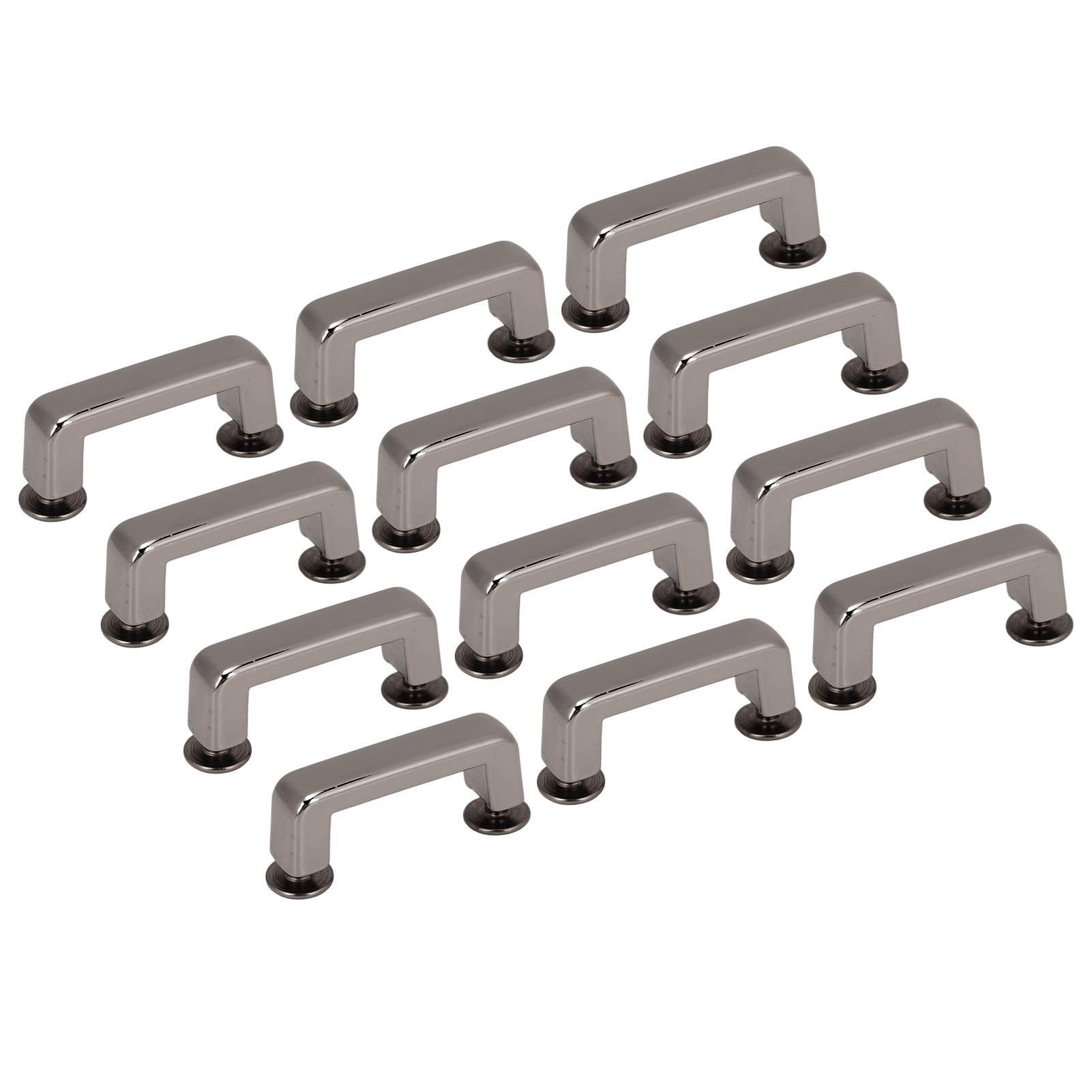 

20 комплектов заклепок для крепления 20x7x7 мм, плоские арочные заклепки и крестообразные винты для кожаных ремней серый