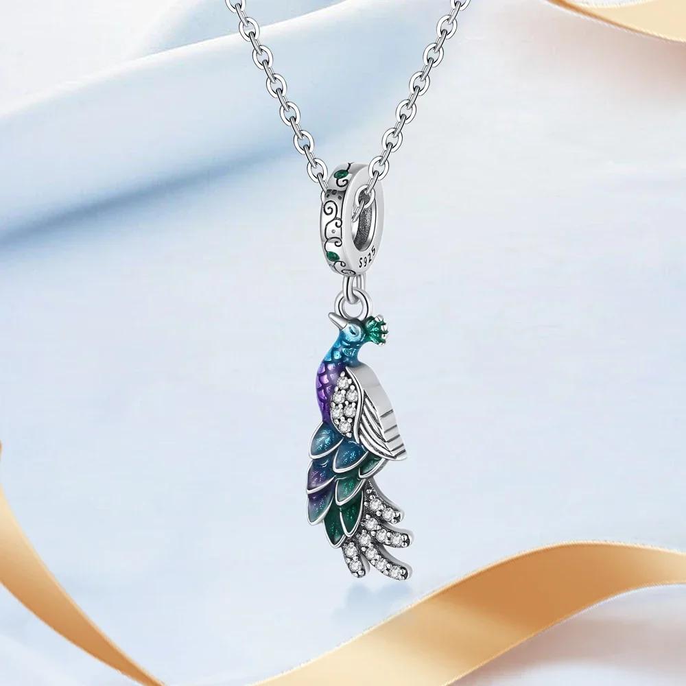 Original Orange Squirrel Cute Animal Pendant Bat Spider Beads Fit Braceletcopper Women Accessory Fine Gift Diy Jewelry