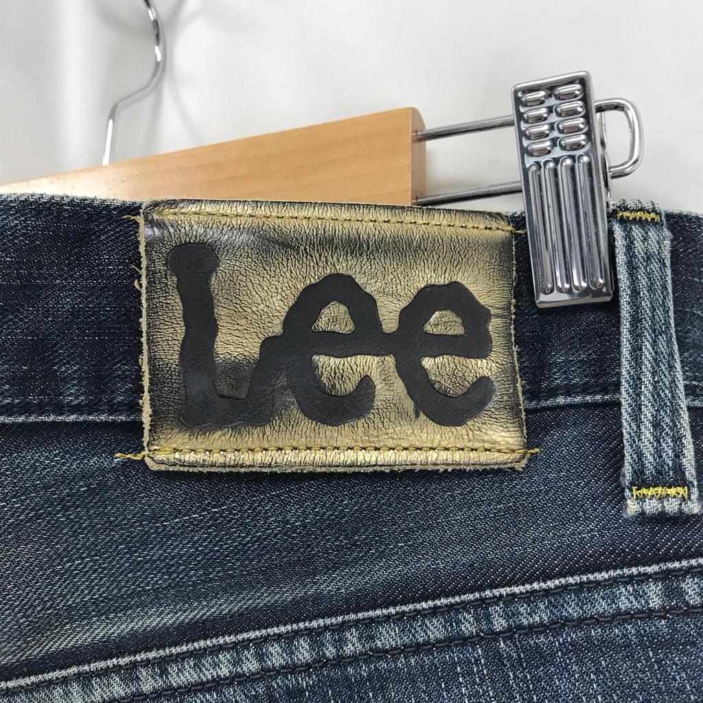 Vyrobeno v Japonsku Lee Riders GOLD LABEL Džíny W29 Pánské S-M Vnitřní délka nohavice 79cm Modré(POUŽITÝ)