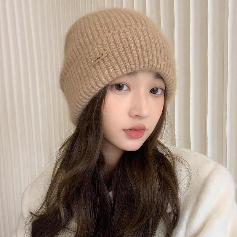 Retro Thickened Wool Hat Women's Autumn and Winter Outdoor Leisure Cold Warm Hat Fashion Hat Beret Hat for Women New Autumn and Winter