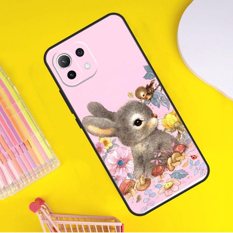 Rabbit Cover For Xiaomi 14 Ultra 13 11T 12T 13T 14T Pro POCO X6 X7 Pro X3 X5 F3 F5 F6 M6 Pro Case