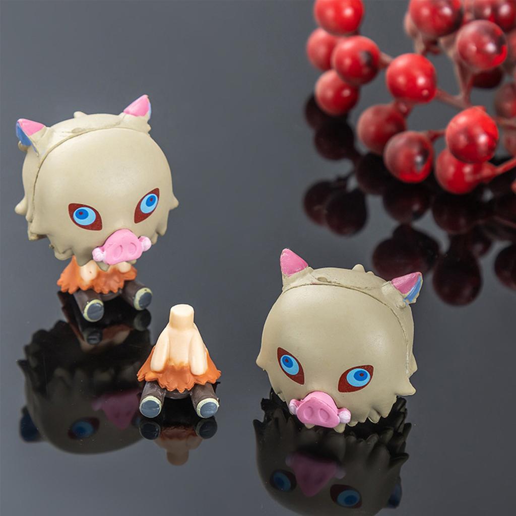 Anime Peripheral Character Figurine Models, Creative Decoration Car Figurine Models