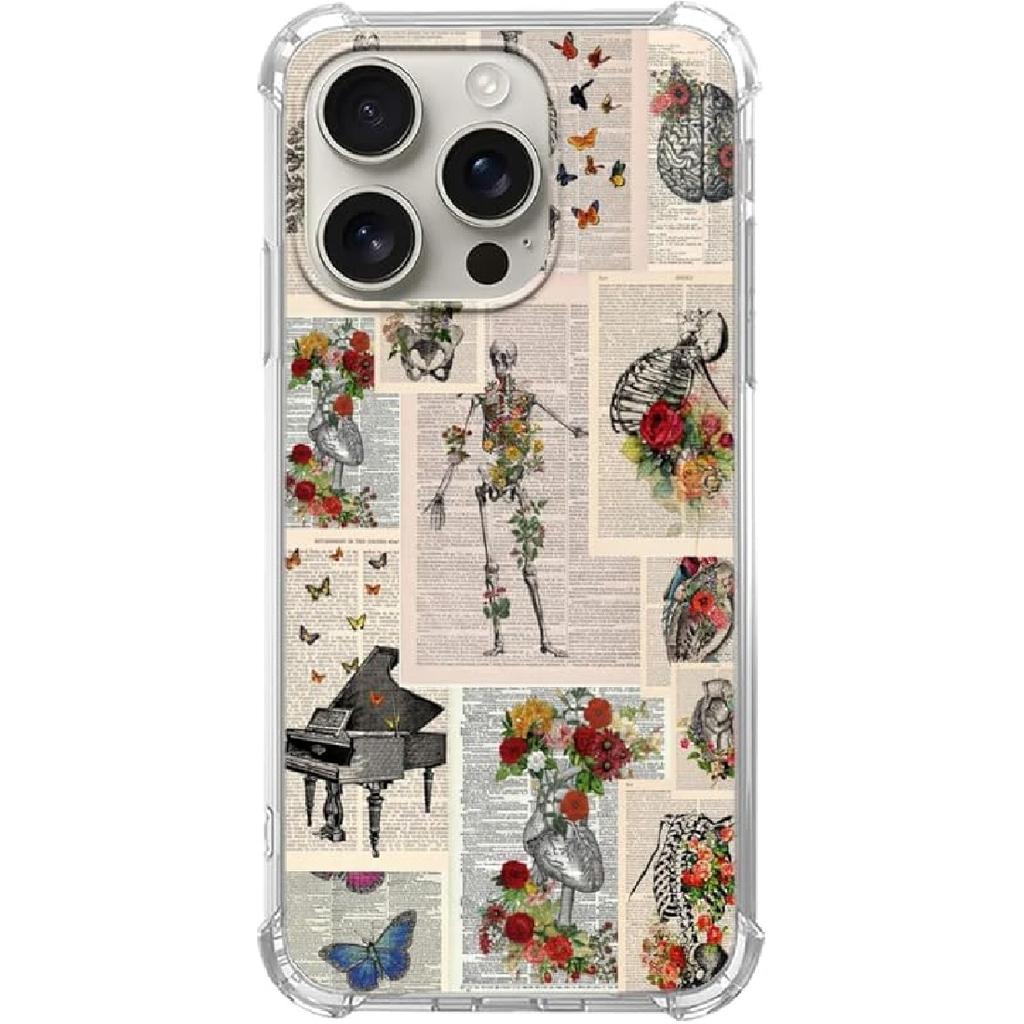 Vintage Cowboy Case Compatible with iPhone 16 Pro, Wild West Country Case for iPhone 16 Pro, Cool TPU Bumper Phone Cover Case