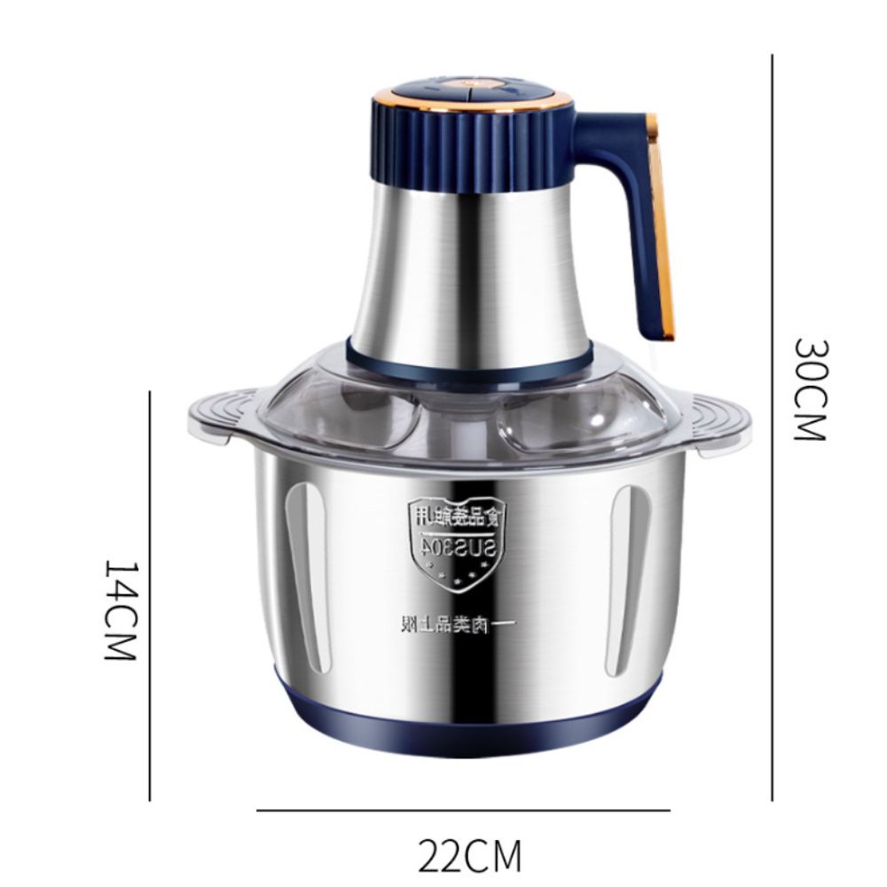 5L Electric Meat Grinder Large Capacity Food Chopper Mincer Food Shredder  Complementary Food