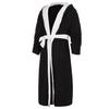 Men's Winter Plush Lengthened Shawl Bathrobe Home Clothes Long Sleeved Robe Coat