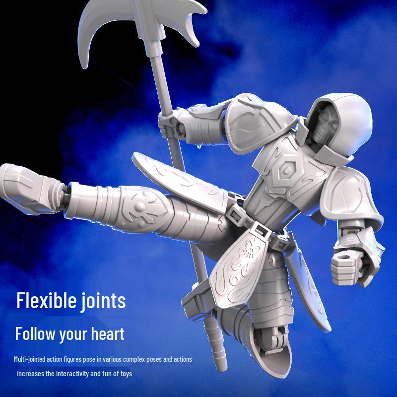 Scythe Multi-Joint Movable Doll: Inspire Children's Creativity & Imagination!