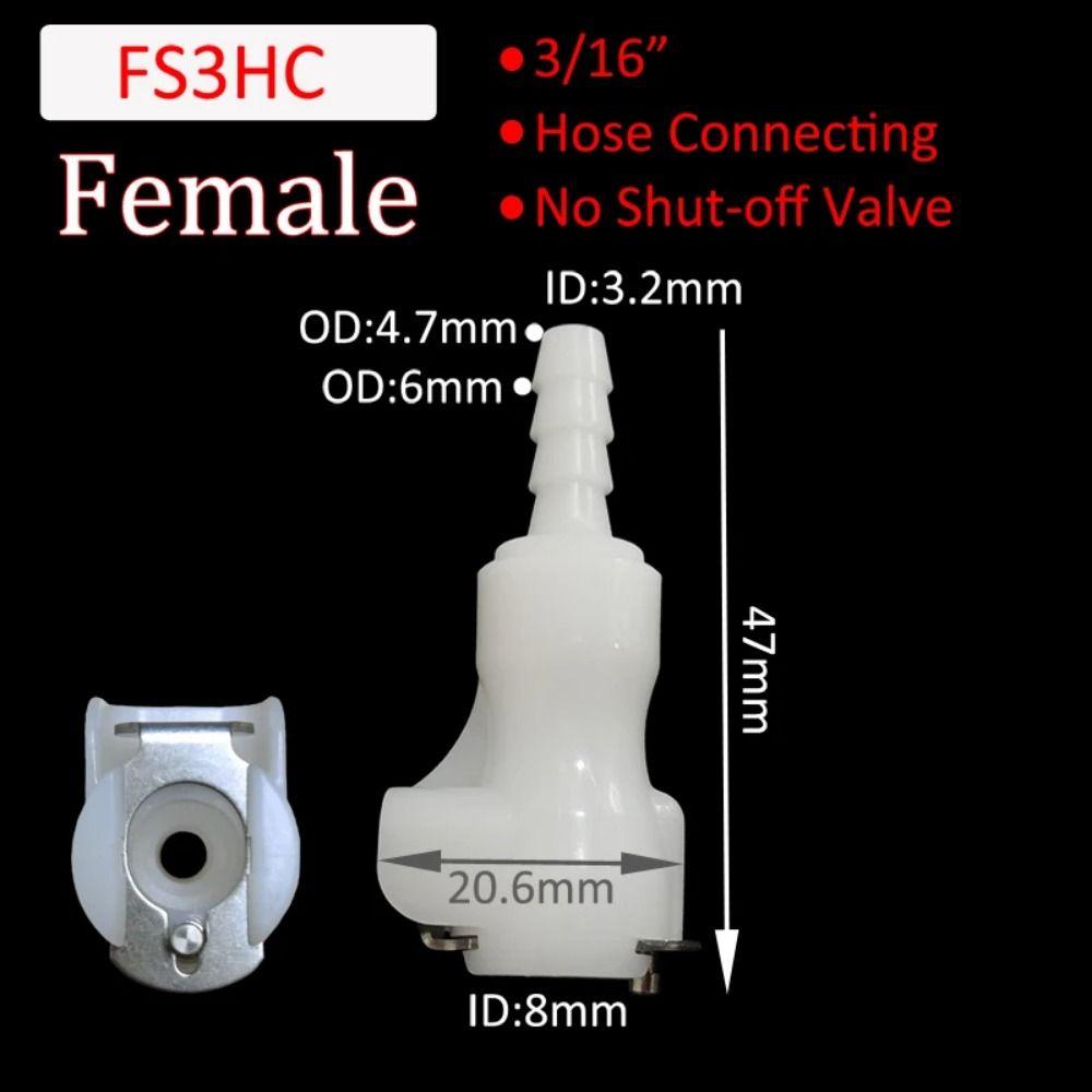 1Pcs Disconnect Fitting Coupling Hose Joint Quick Shut-Off Quick Coupler  For Hose Pipe Tube