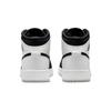 Jordan 1 Mid SE GS buty do koszykówki za kostkę czarne/białe unisex DN4321-100
