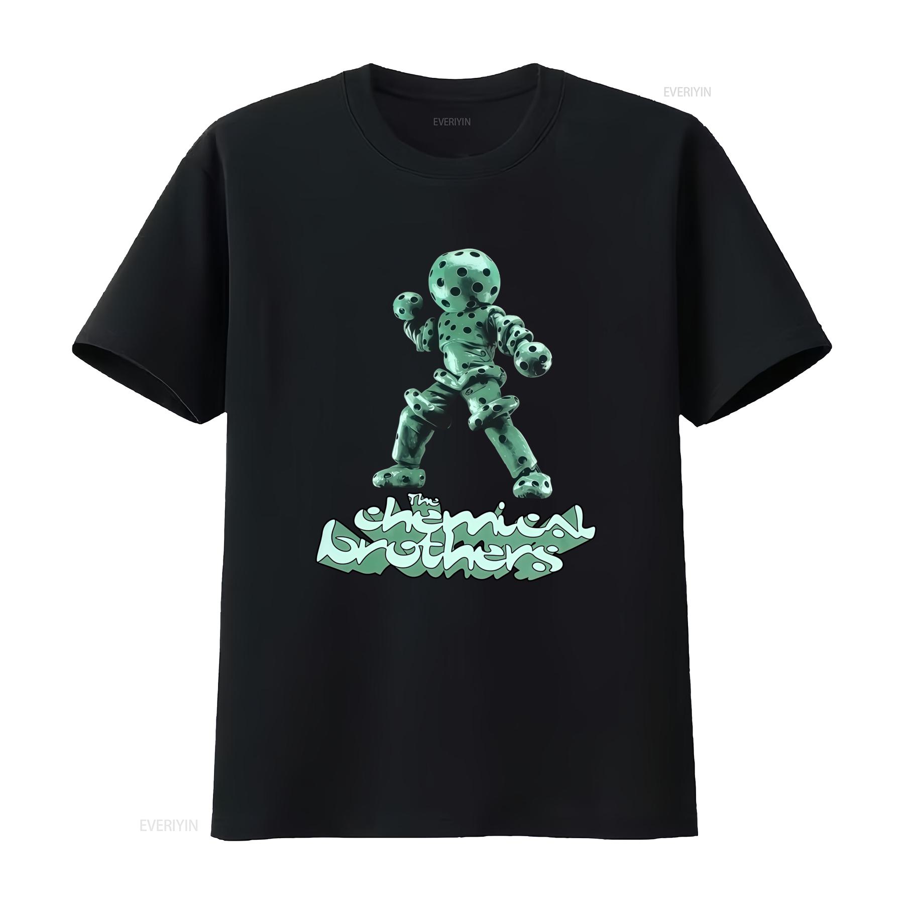 

The Chemical Brothers Electronic Techno Mens Small T Shirt vintage Washed graphic streetwear fashion Casual Versatile homme 4XL