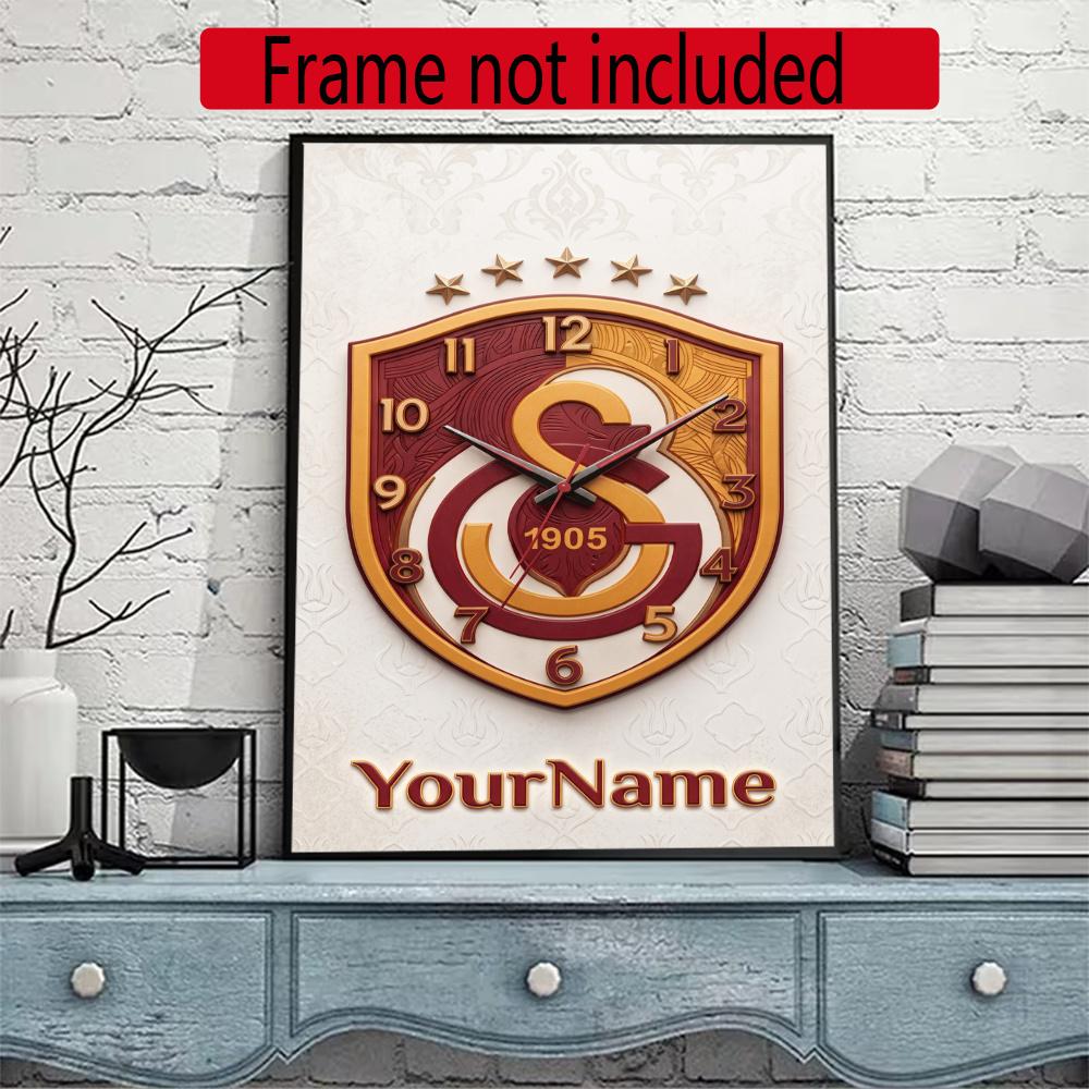 Galatasaray Personalized Name Diamond Paintings Mosaic Wall Round Diamond Art Painting Kits Embroidery Crystal Accessories Frameless