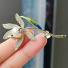 High-End Fashion Light Luxury Daffodil Corsage Female Inlaid Zircon Plant Brooch Versatile Clothing Accessories Factory