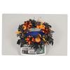 Artificial Leaves Wreath Halloween Wreath Decoration 40cm/15.7inch for Front Door Entryway, Porch, Wall Display Use