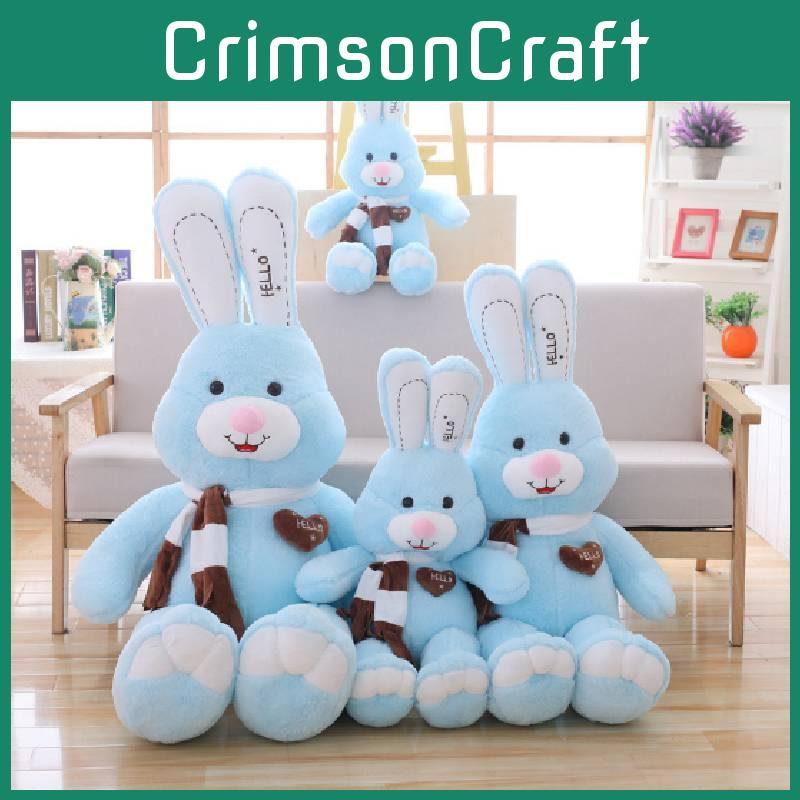 Toys Plush Rabbit Scarf Love Cartoon Animals Fill Doll Xmas Gift Garnish Stuffed