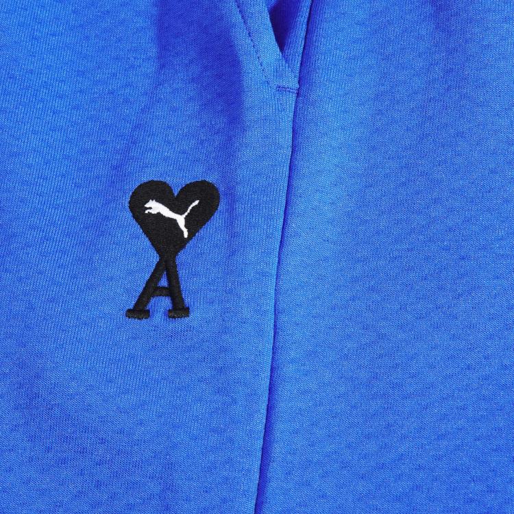 Puma x Ami Heart Logo Loose Casual Shorts Men Bottoms Blue 534071-93