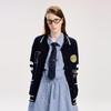 Teenie Weenie Women's Bear Letter Polo Knitted Cardigan