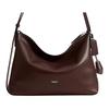 Coach Mott Messenger Bag 33 Letter Logo Adjustable Shoulder Strap Leather Large Unisex Couple Bag Unisex Bags Brown CCB57-MPL
