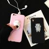 Soft and Cute 3D Cartoon Cat Silicone TPU Protective Case for 6/6S/7/Plus Mobile Phone Case