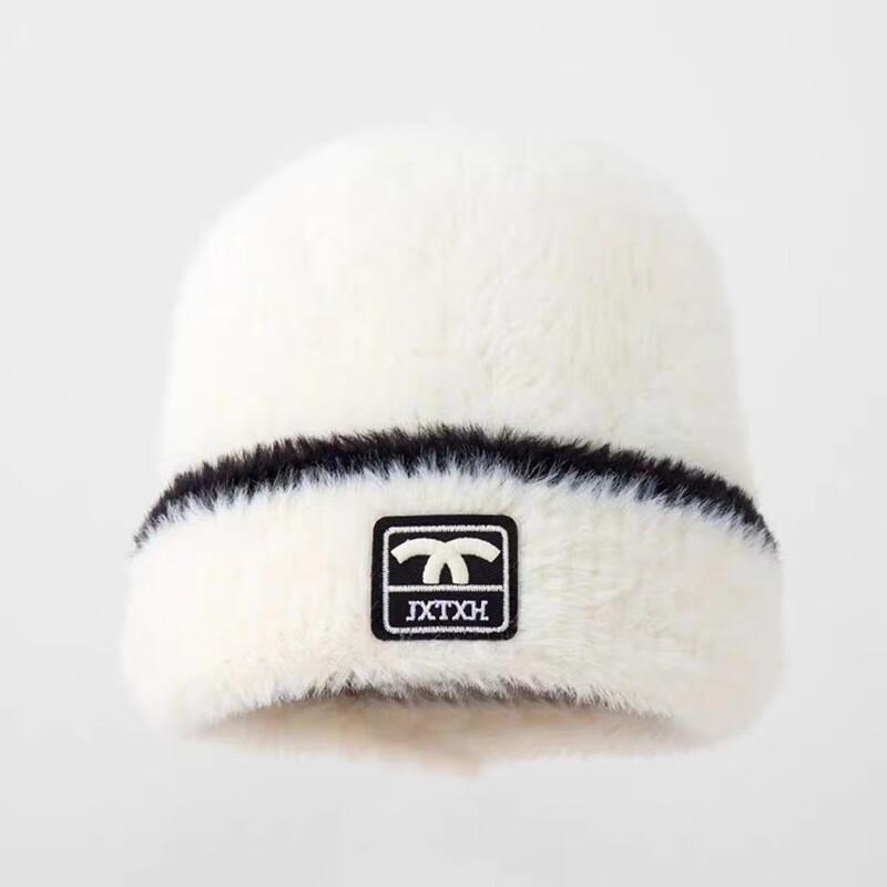Women s Plush Lined Winter Beanie Hat