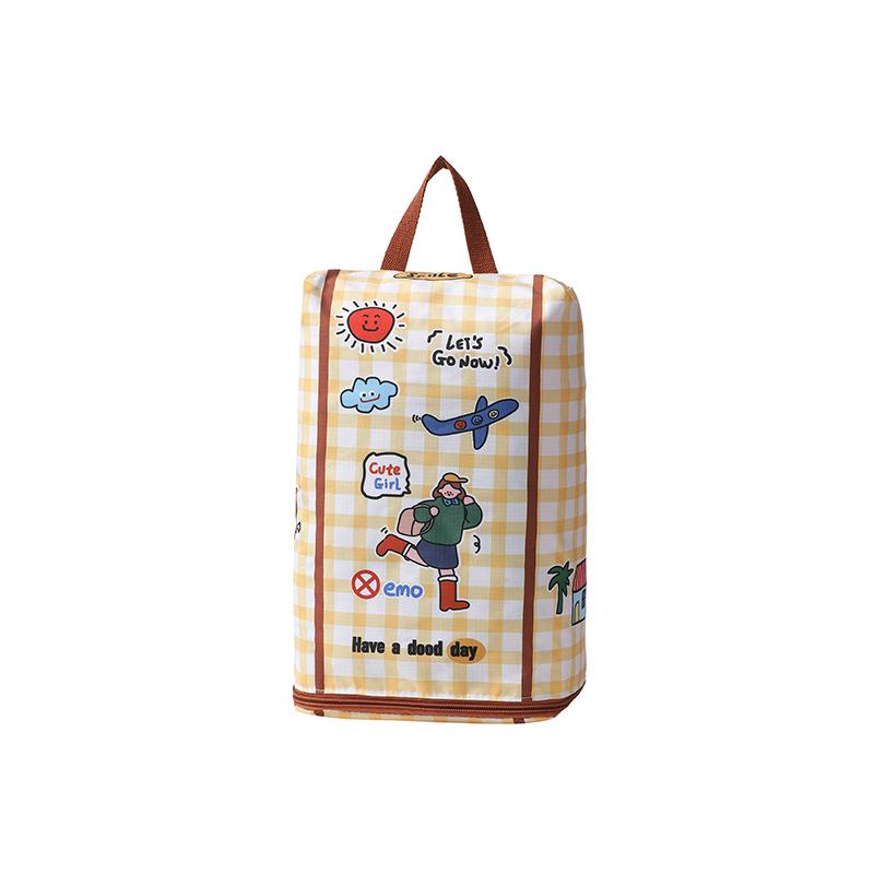 Cute Waterproof Travel Organizer for Clothes, Shoes, and Underwear