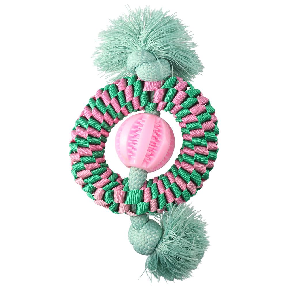 

Прочная круглая игрушка ручной работы, забавная жевательная игрушка, аксессуар для чистки зубов