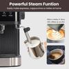 Italian Style Automatic Espresso Machine with Milk Frothing and High-Pressure Extraction