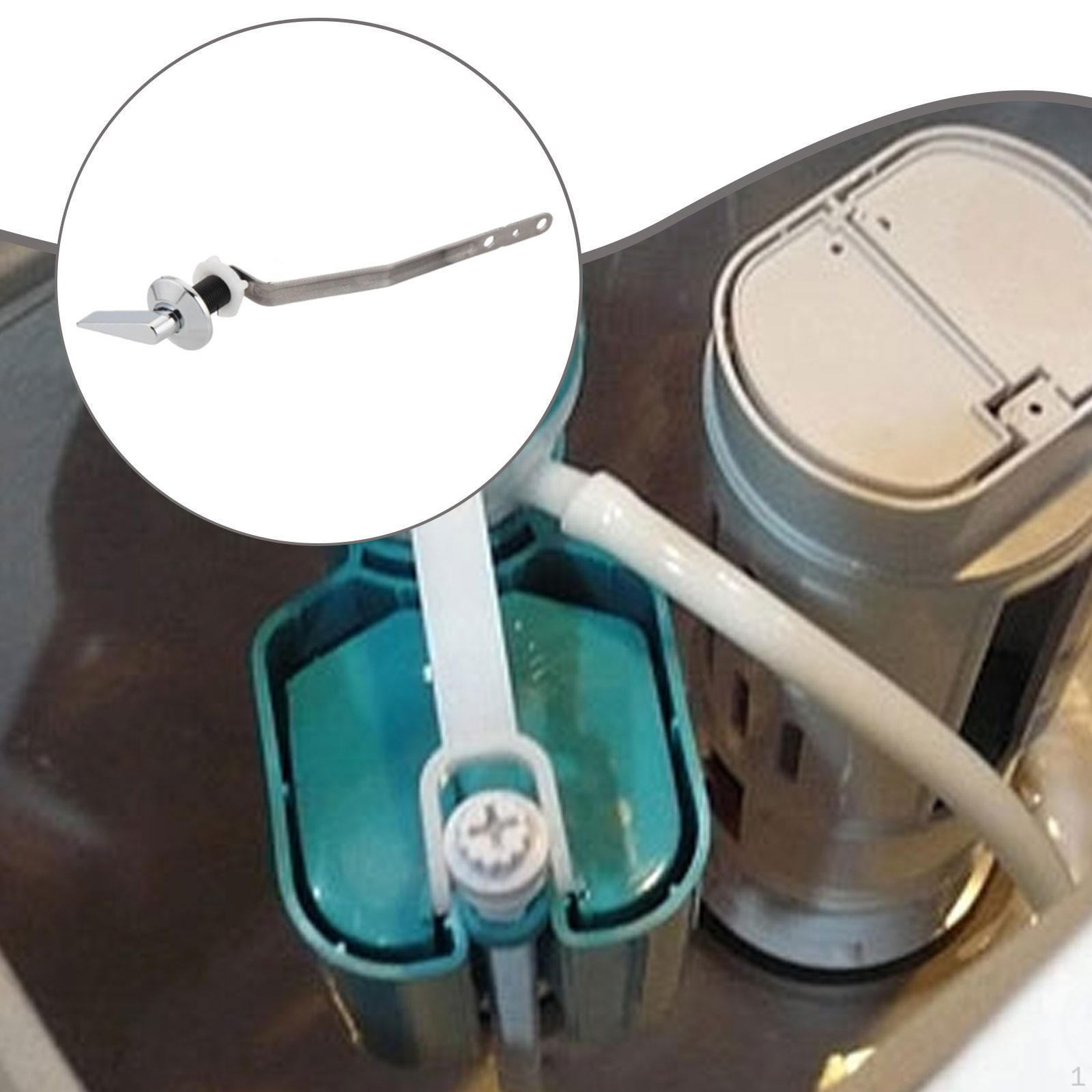 

Ручка слива унитаза, левостороннее крепление, запасная часть, прочный комплект, простая установка, бачок Length 5.3 cm