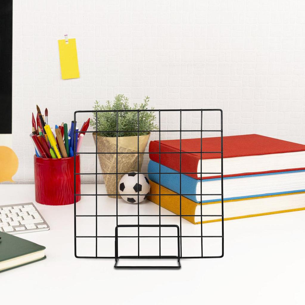 Grid Display Rack Metal Wire Desktop Panel System for Necklace Craft Show Artwork Merchandise Hanging Display Retail Counter