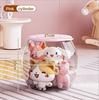 Transparent Sitting Storage Stool, Children's Plush Doll Storage Bucket, Toy Miscellaneous Items, Convenient Storage Box