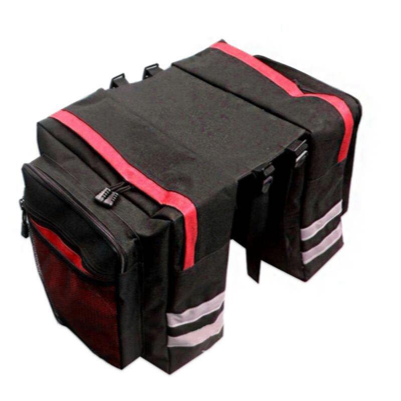 Waterproof Bike Bicycle Rear Rack Pannier Bag Seat Saddle Carry Bags Carrier 30l Bicycle Trunk Bag Bike Pannier Bag красный