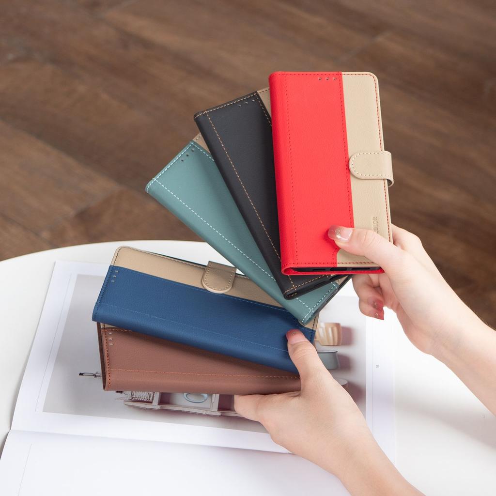 Business Lederhülle für Motorola Moto G05 G15 G75 G55 G35 G85 G04 G24 G34 G84 G14 G54 G13 G23 G53G73 Flip-Wallet-Halter-Cover