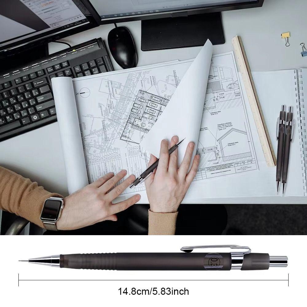 Soft Grip Automatic Pencil 0.3/0.5/0.7/0.9mm Propelling Pencil Mechanical Pencil  Students Drawing