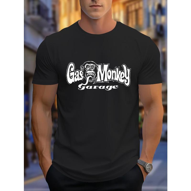 

European sizes American Style European Style Printed Casual Sports Outdoor Men S Short Sleeve T-Shirt Men S Summer Clothing Summer Top 4XL чорний