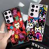 Cartoon Cute Cats Theme Soft Phone Case for Samsung Galaxy S24 S25 FE S26 Edge S23 Ultra S22 Plus S21 + Shockproof Cover Back Sh