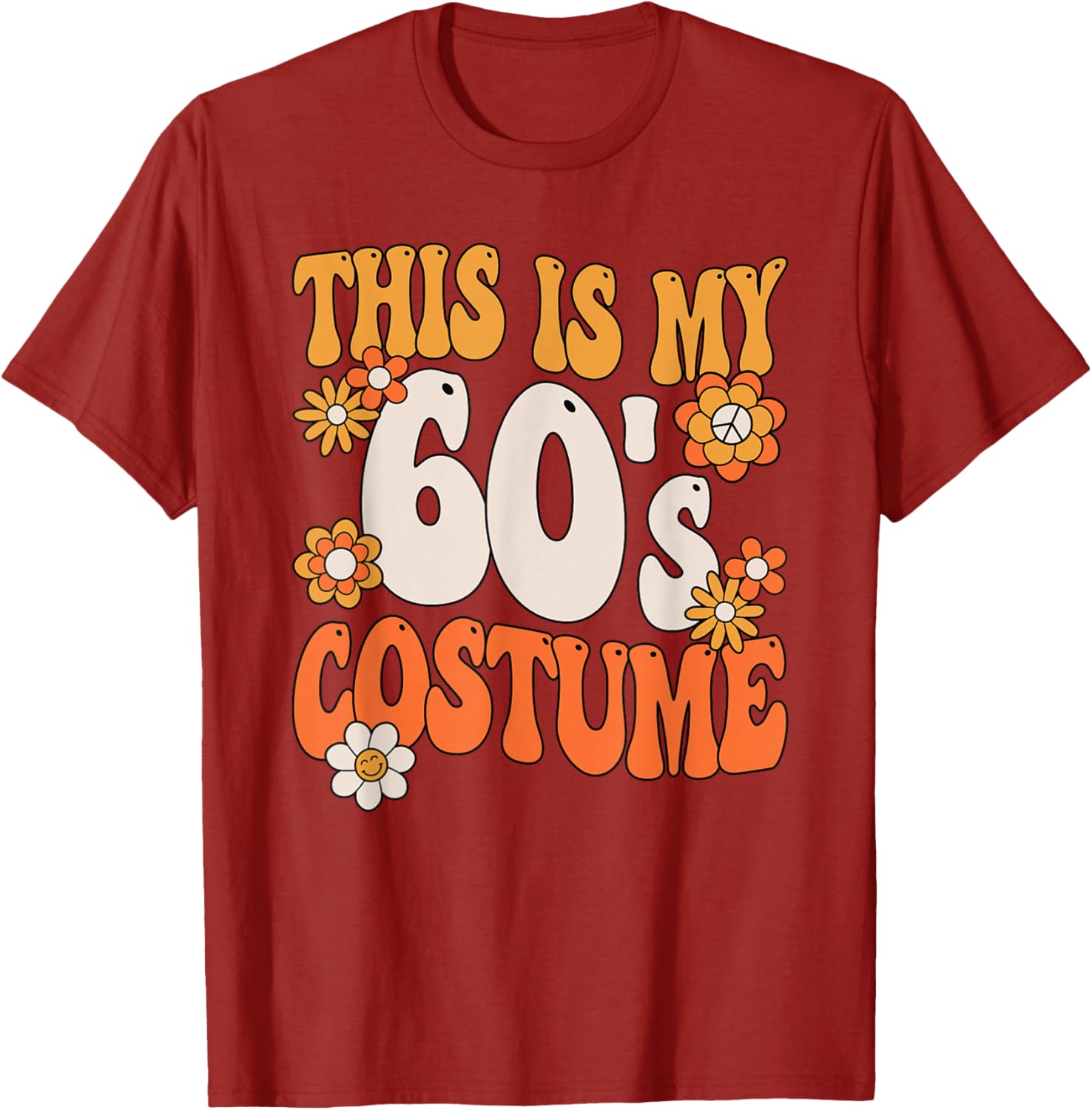 This Is My 60 s Costume Groovy Hippie 60s Party Outfit Men s Graphic Tee S