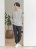 Pants Ruched Easy Pants NAVY M [BEAMS HEART] Men's