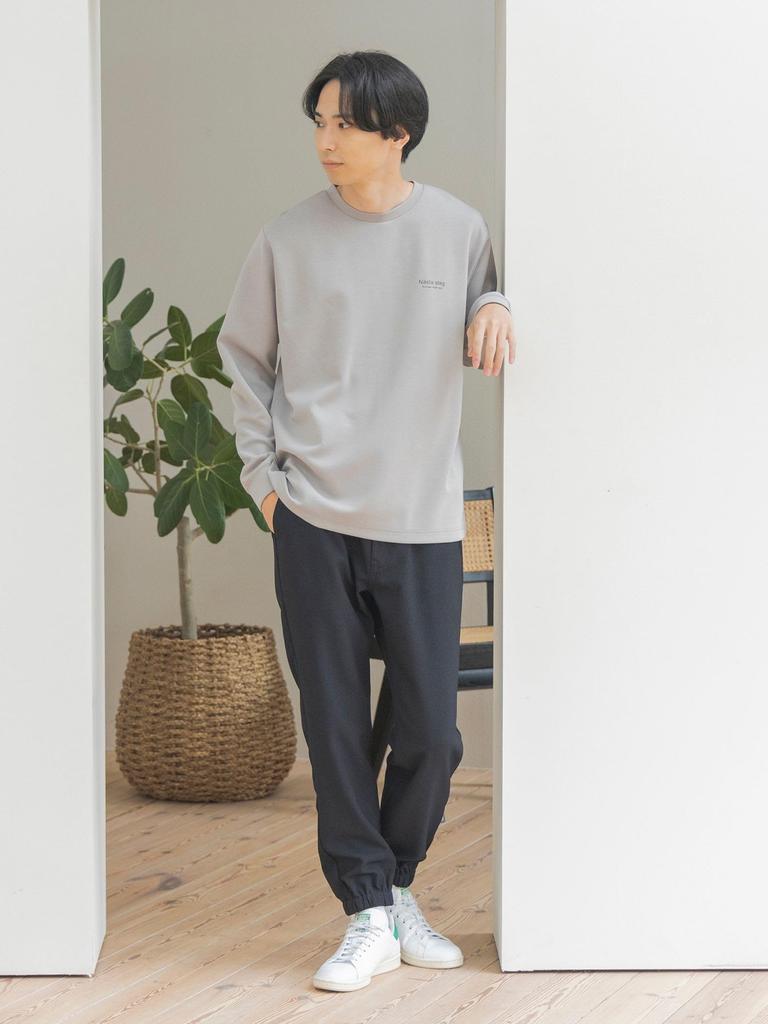 Pants Ruched Easy Pants NAVY M [BEAMS HEART] Men's