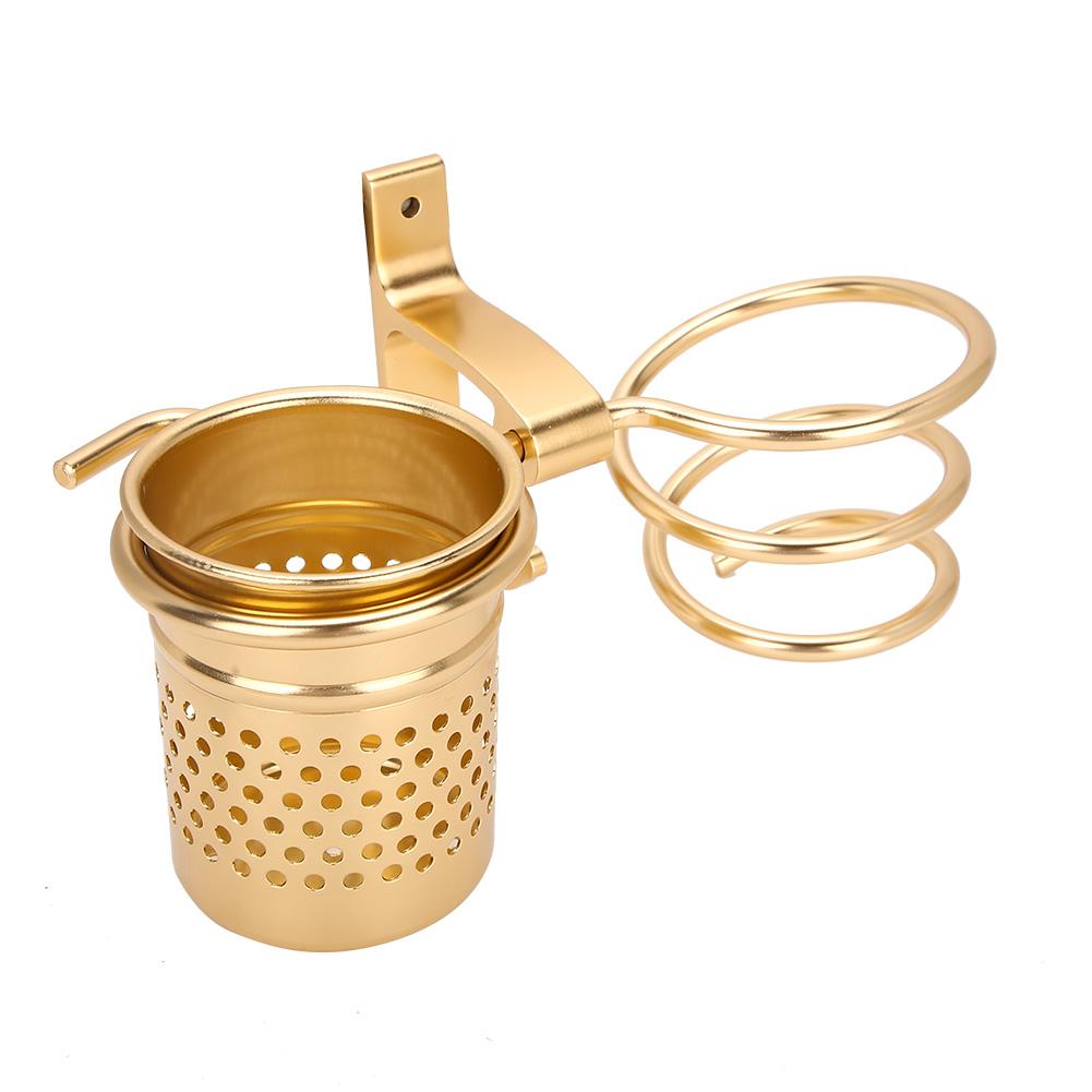 Bathroom Hair Dryer Holder Stand Wall Mounted Organizer Multipurpose Rack(MattE C8)