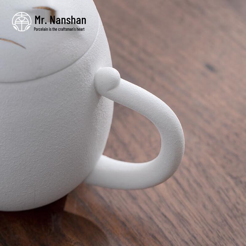 Nanshan Mr. Lucky Ceramic Tea Mug Set with Cat Paw Warmer