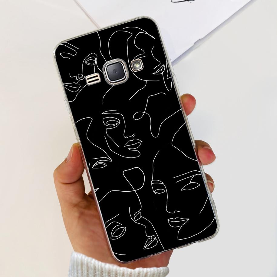 For Samsung J1 2016 Case SM-J120F Cover Fashion Marble Flower Soft Silicone Phone Cover For Samsung J1 Mini J105F J 1 2016 Funda