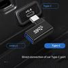 Small Type C To USB Charging Converter Fast Connection USB Quick Adapter Easy To Use for Office & Entertainment