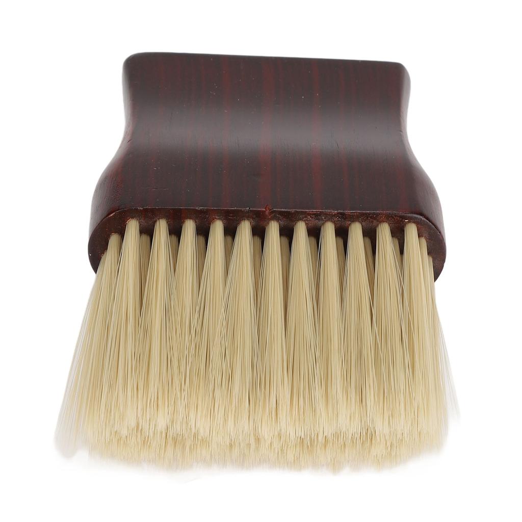 Barber Neck Duster Brush Professional Soft Neck Cleaning Brush with Solid Wood Handle for Hair