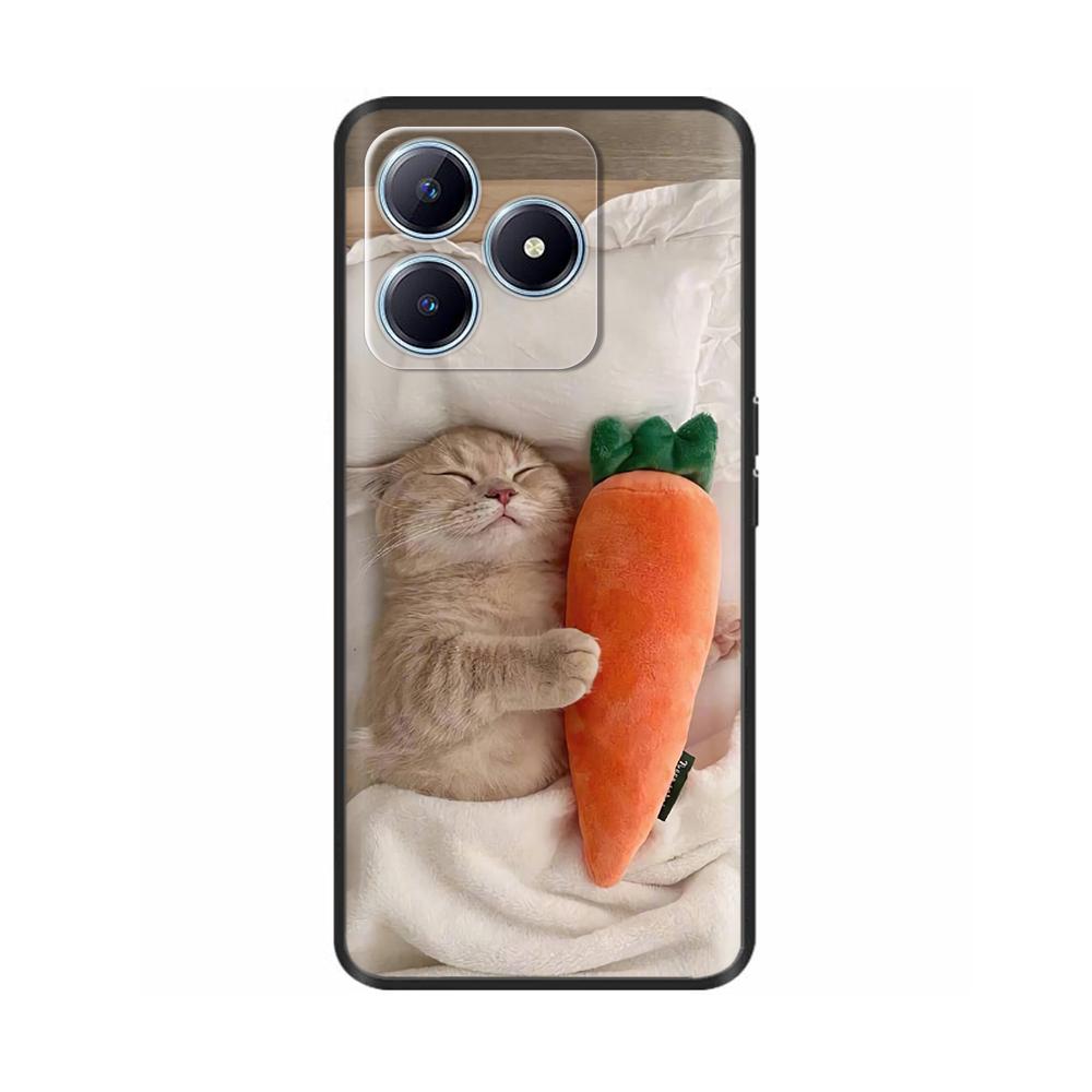 For Realme C61 Case Realme C63 Phone Cases Cartoon Full Coverage Cover Soft Liquid Silicone Case For Realme C61 C63 RealmeC61