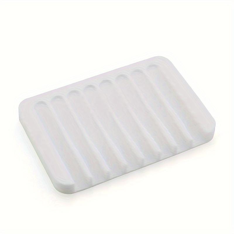 1PC Bathroom anti slip soap box, kitchen drip water soap holder, storage container, silicone self draining soap rack