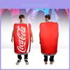 Disfraz de Cosplay de Coca-Cola Único Para Diversión de Halloween Ideal Para Actuaciones Escénicas y Fiestas