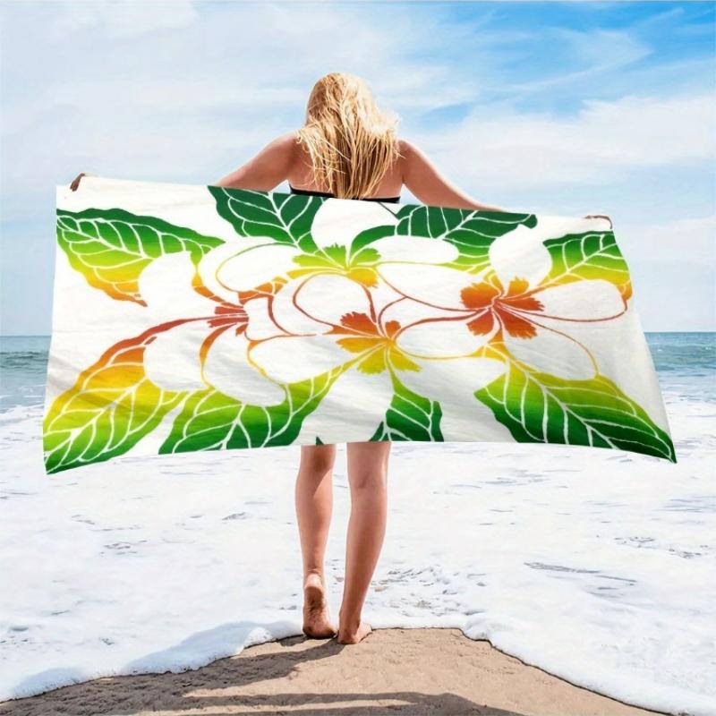 

1pc Large Tropical Floral Tapestry - Bohemian Bedroom, Living Room, Patio Decoration - Quick-Dry Microfiber Fabric for Home W40*H60(CM)
