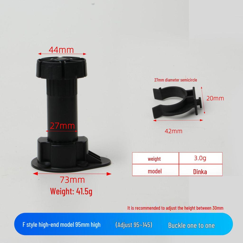 Adjustable Cabinet and Sofa Legs - Thickened ABS Plastic Support